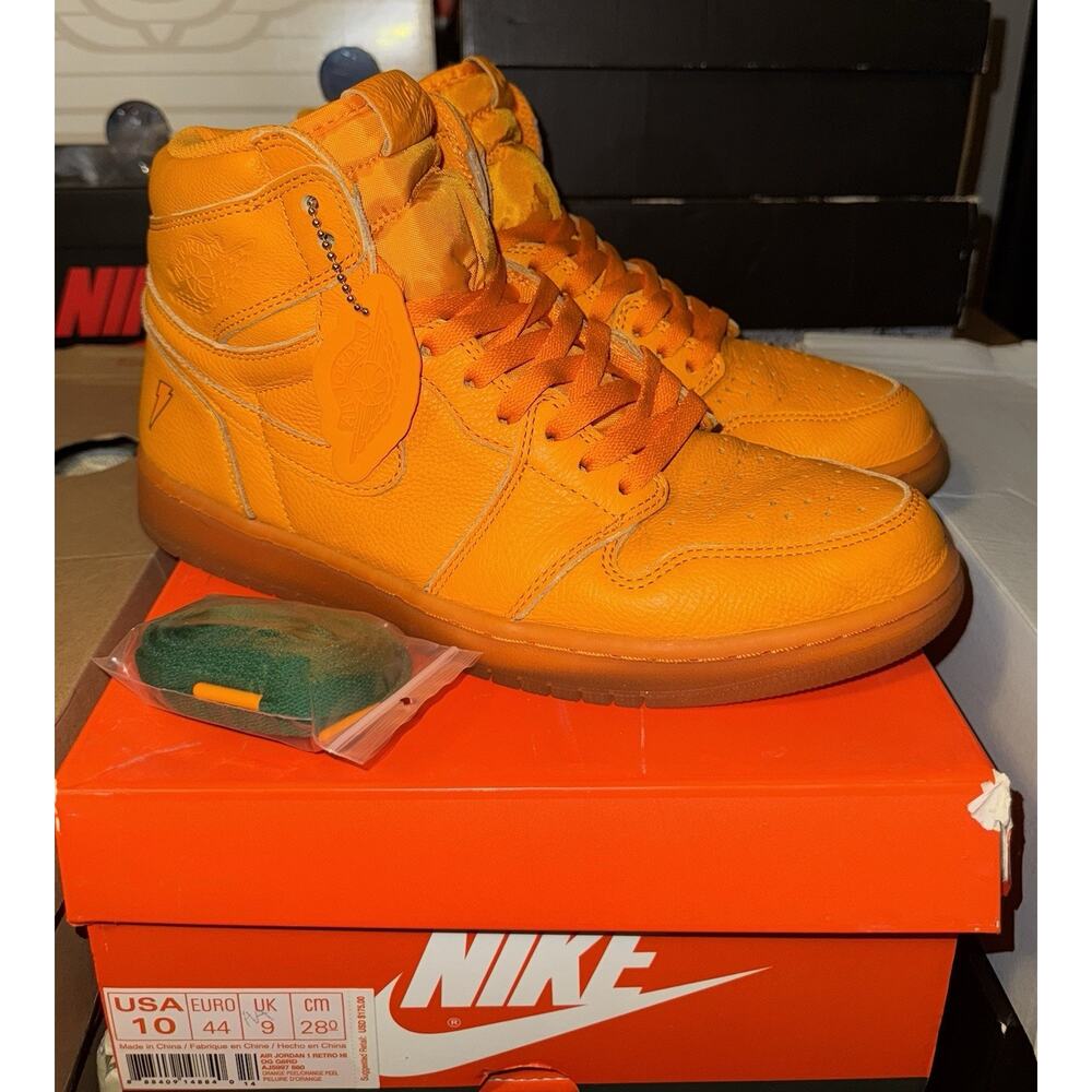 Air Jordan 1 Retro High OG G8RD Gatorade Orange Peel Men’s 10